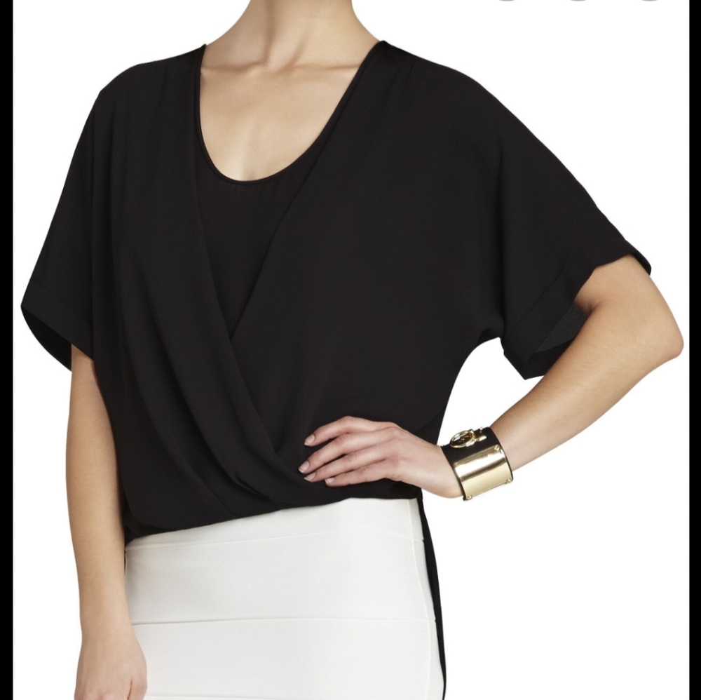Bcbg Natty Wrap Top